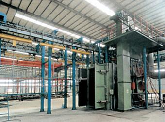 懸挂通過式抛丸清理機